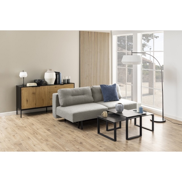 Sofa Malling rozkładana szara jasna - ACTONA